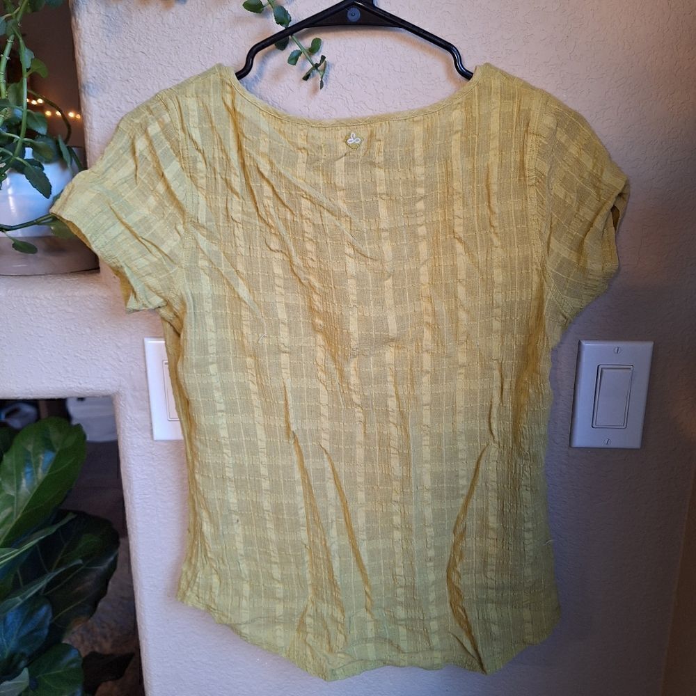 Prana Blouse small yellow - Picture 2 of 8
